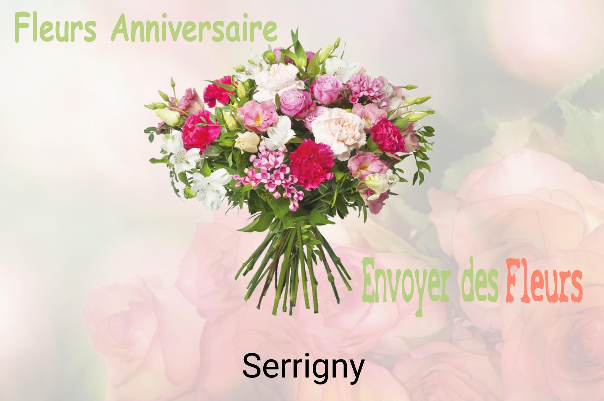 Bouquet de fleurs d’anniversaire livré à Serrigny